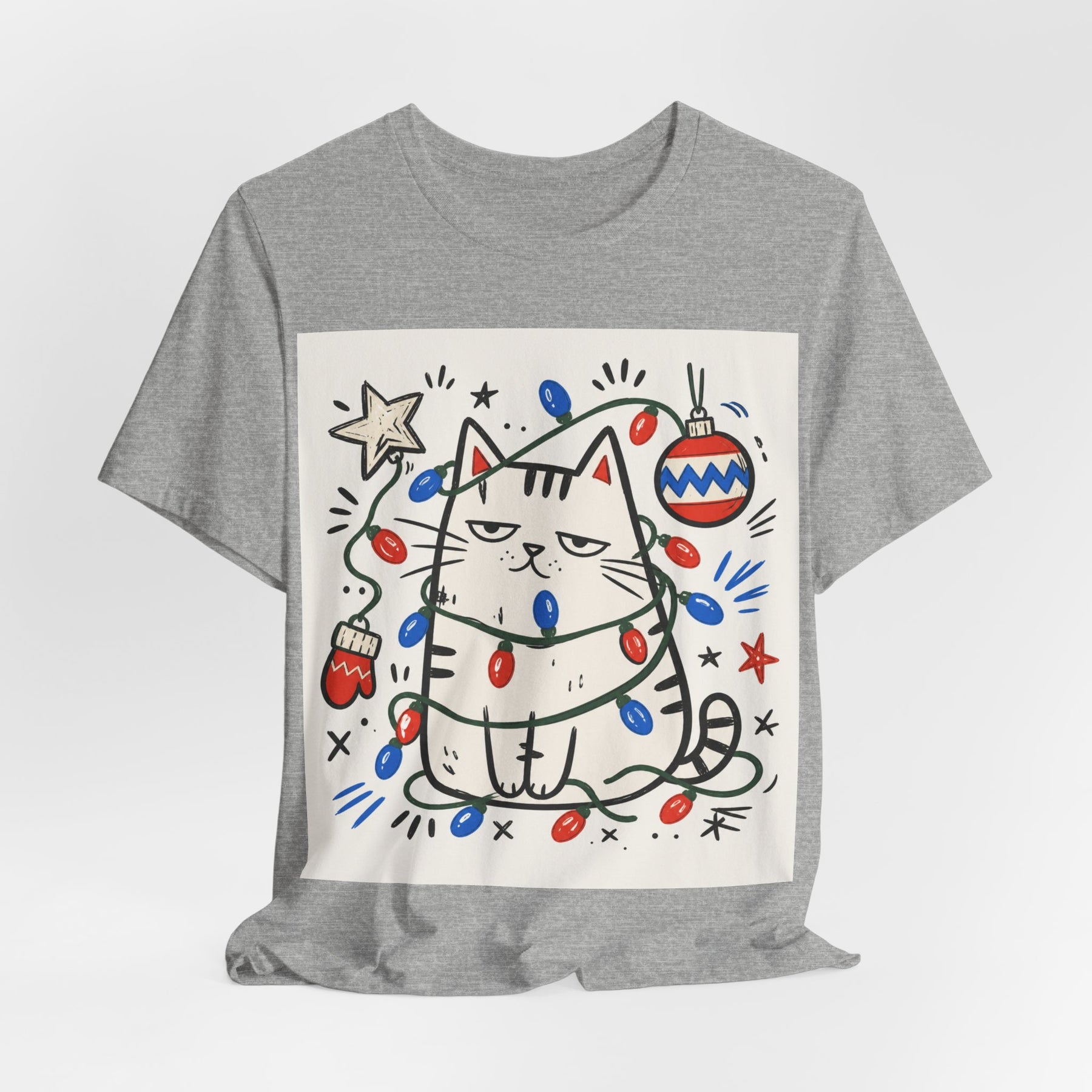 Mabu 90s Christmas Nostalgia Cat Tee