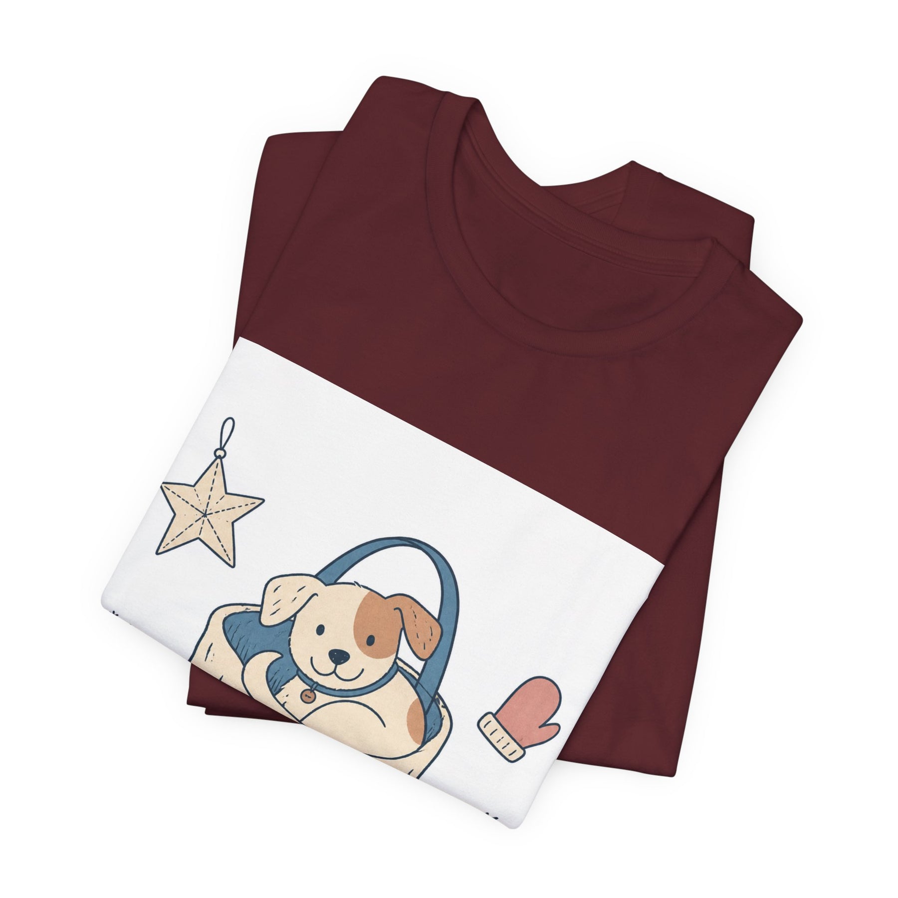Mabu Pet Christmas Pastel Doodle Tee