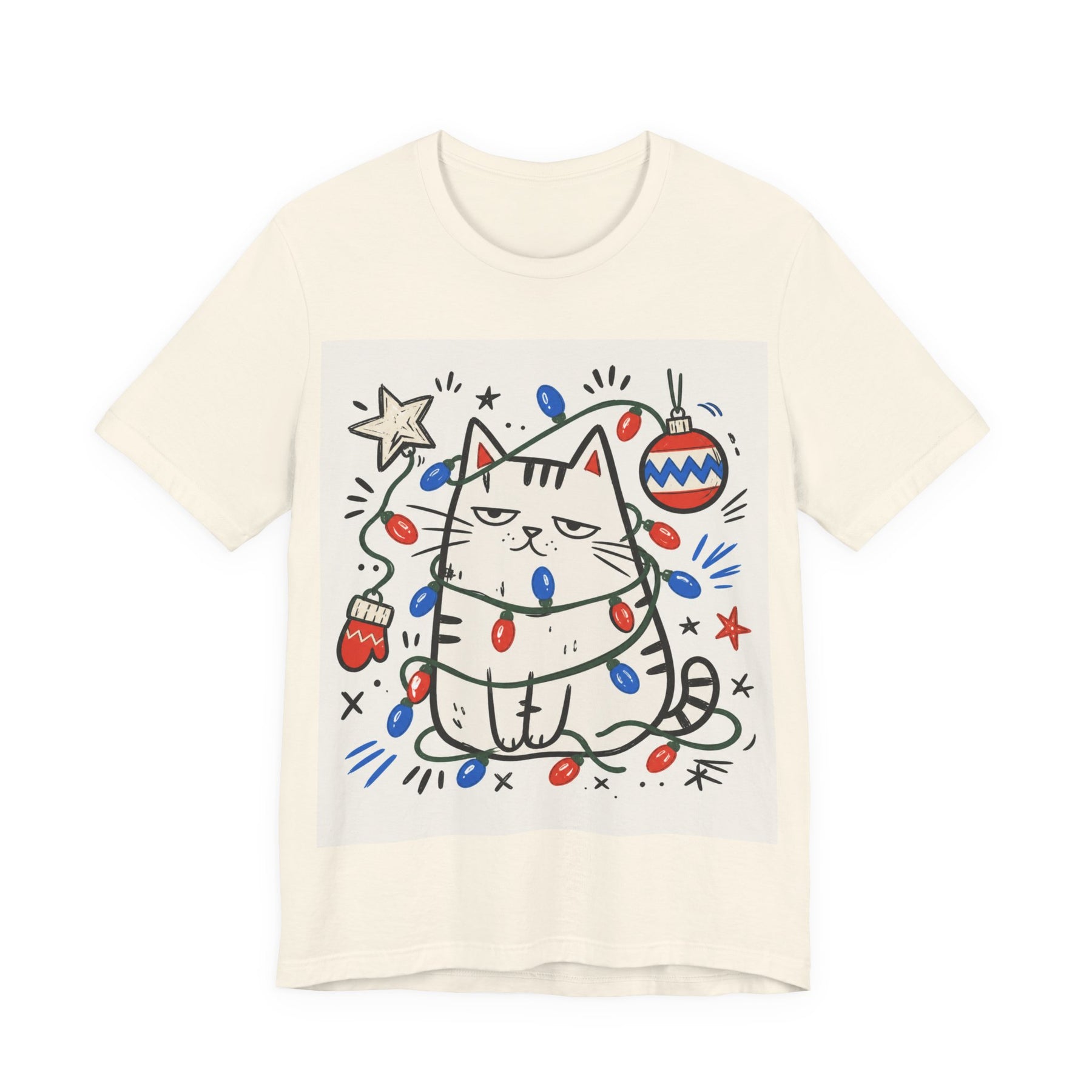 Mabu 90s Christmas Nostalgia Cat Tee