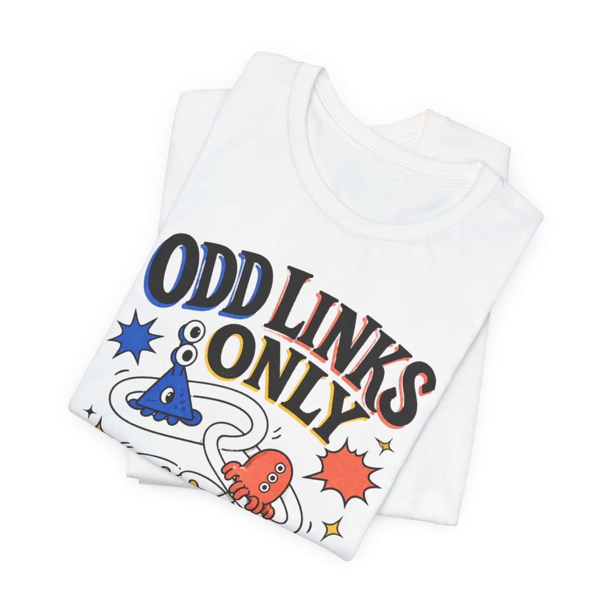 Odd Link Groovy Tee — Printify mockup