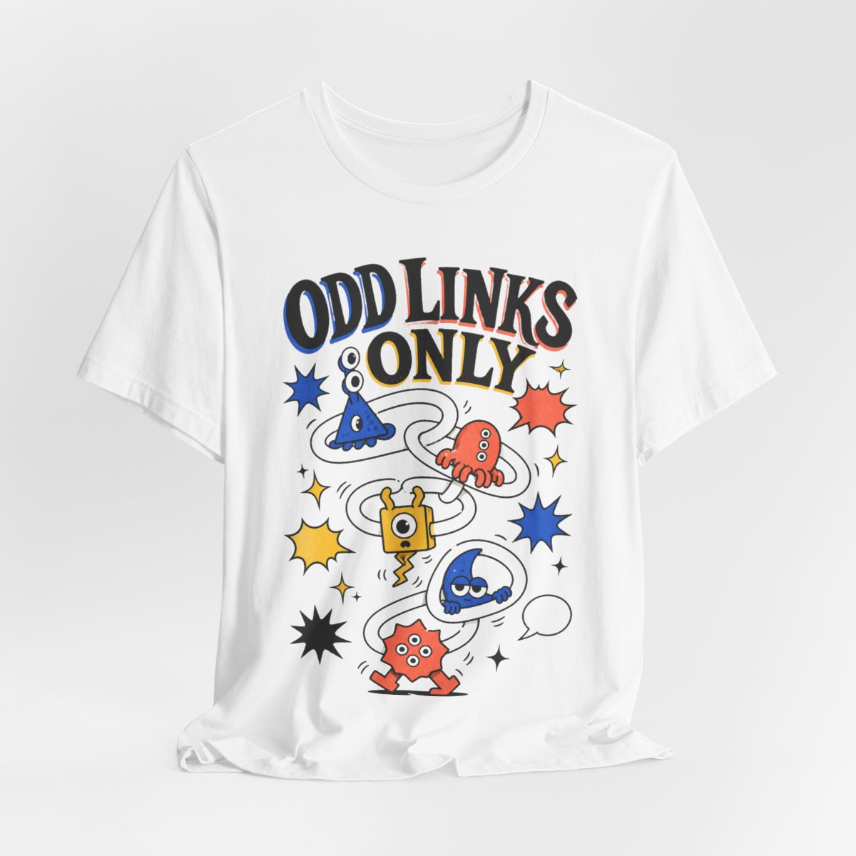 Odd Link Groovy Tee — Printify mockup