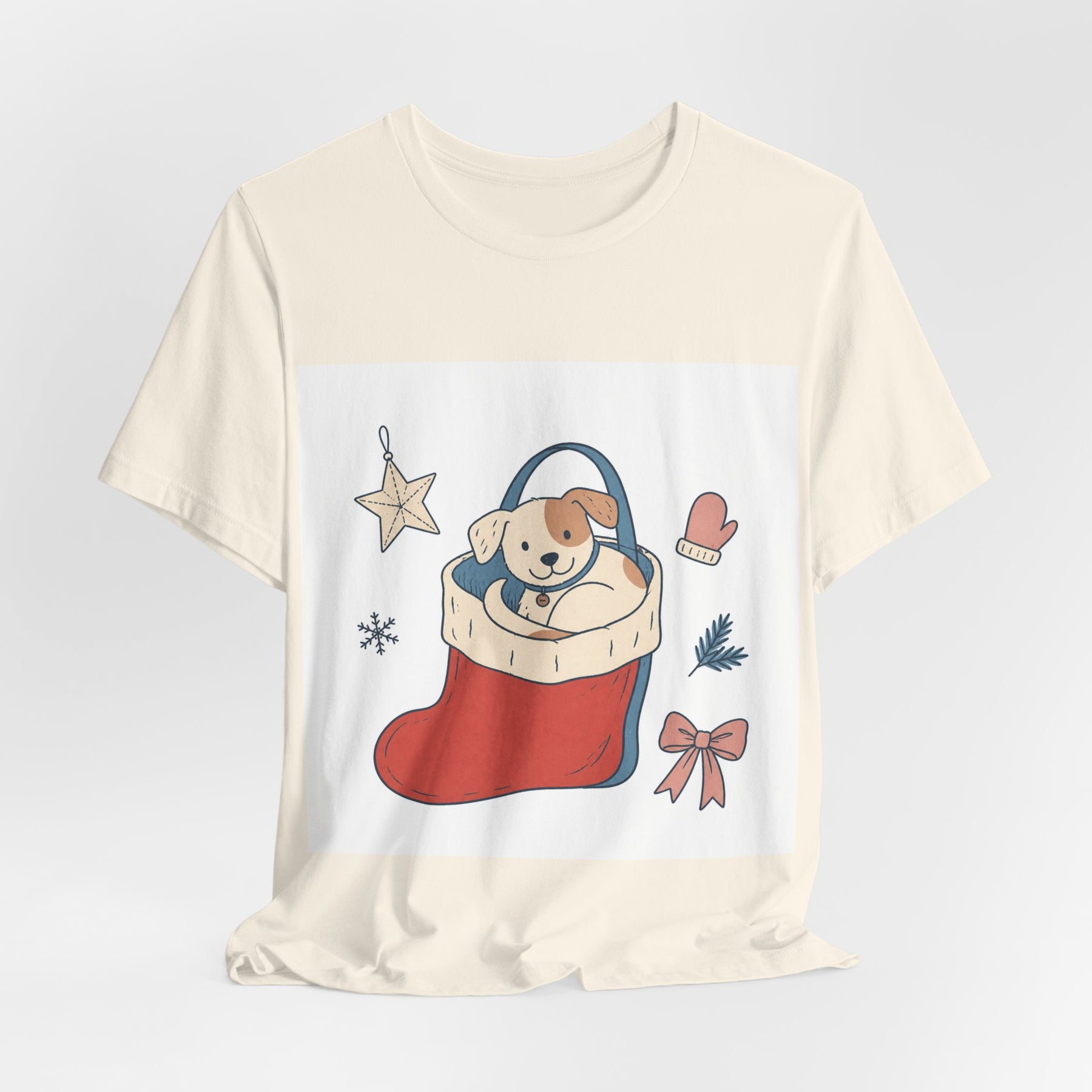 Mabu Pet Christmas Pastel Doodle Tee