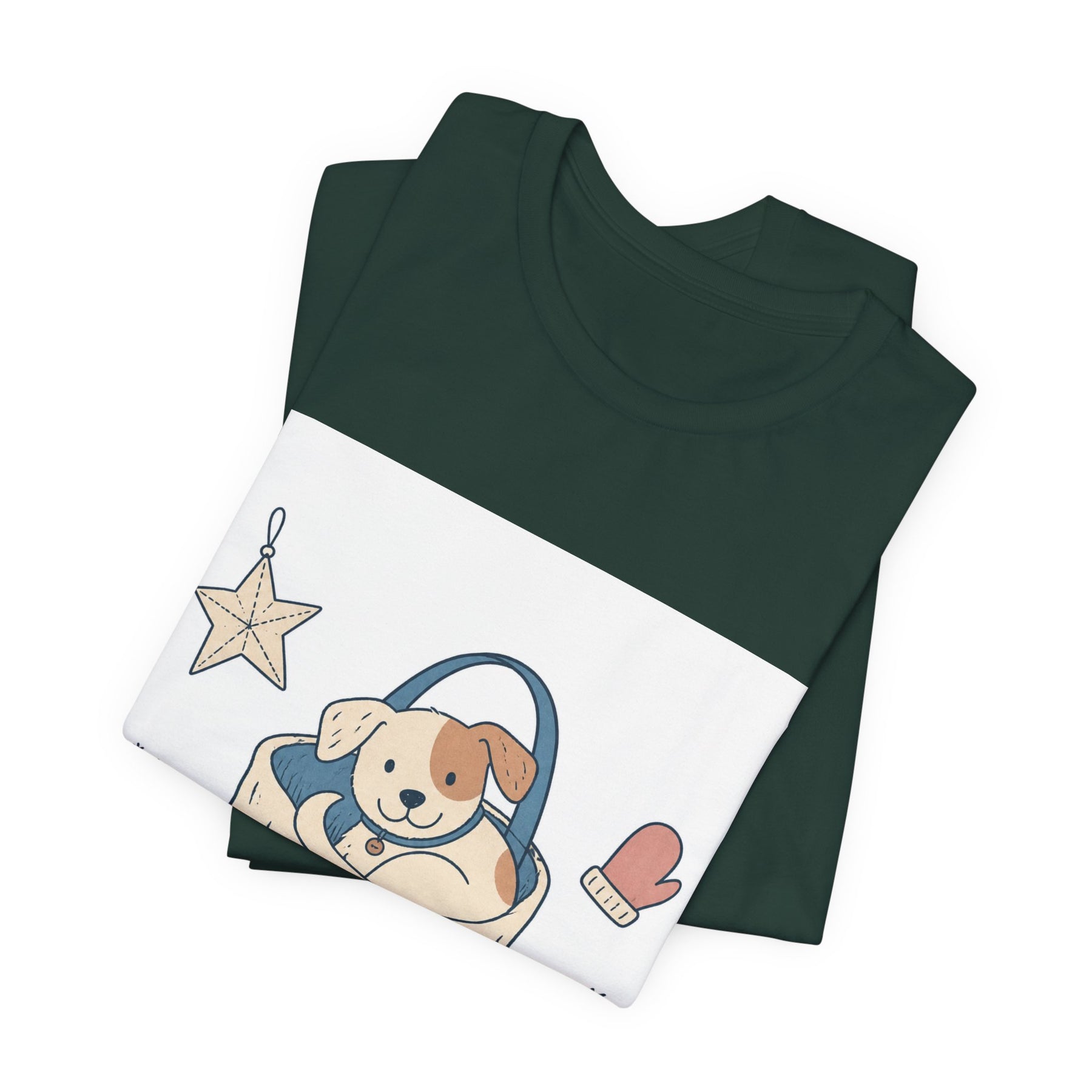 Mabu Pet Christmas Pastel Doodle Tee