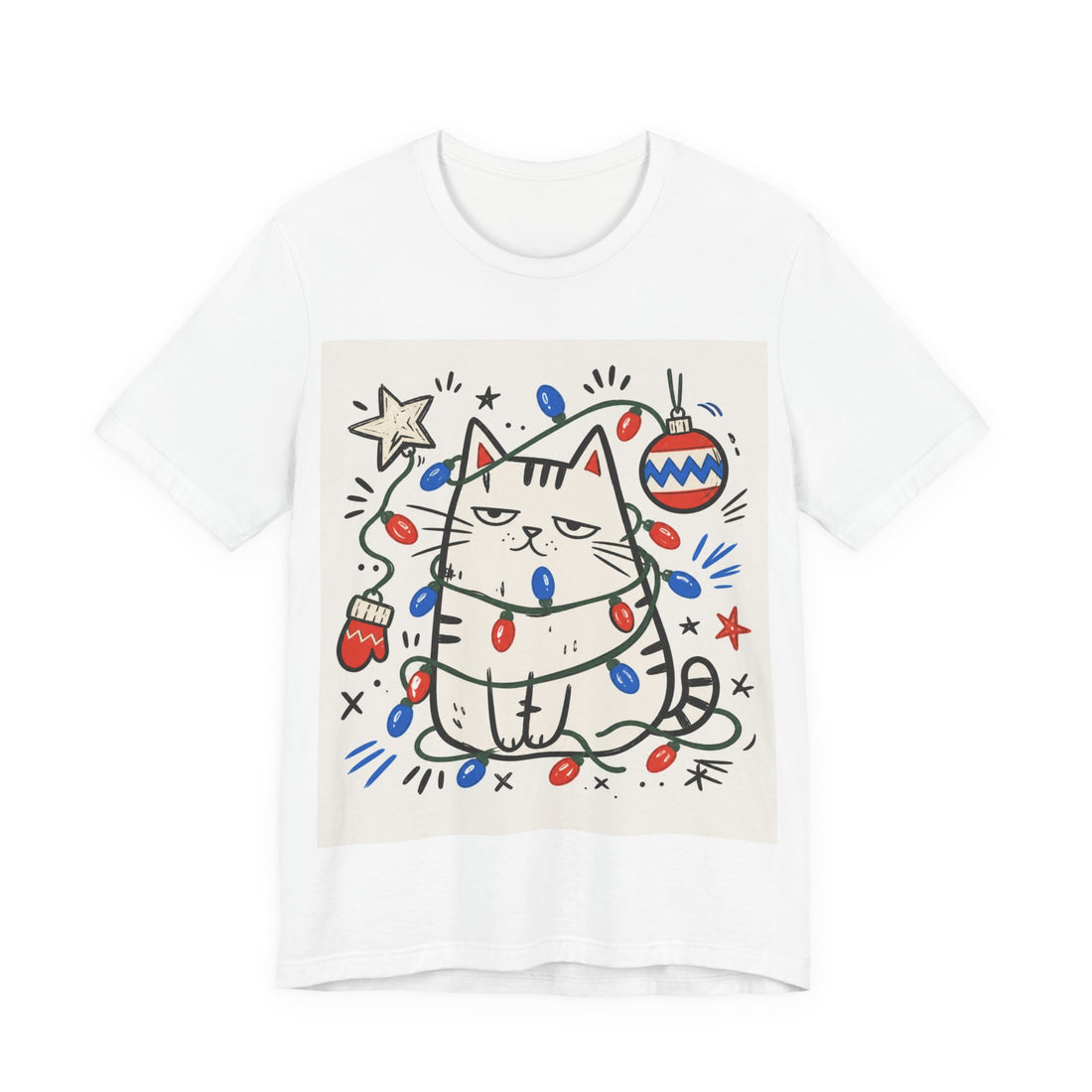 Mabu 90s Christmas Nostalgia Cat Tee