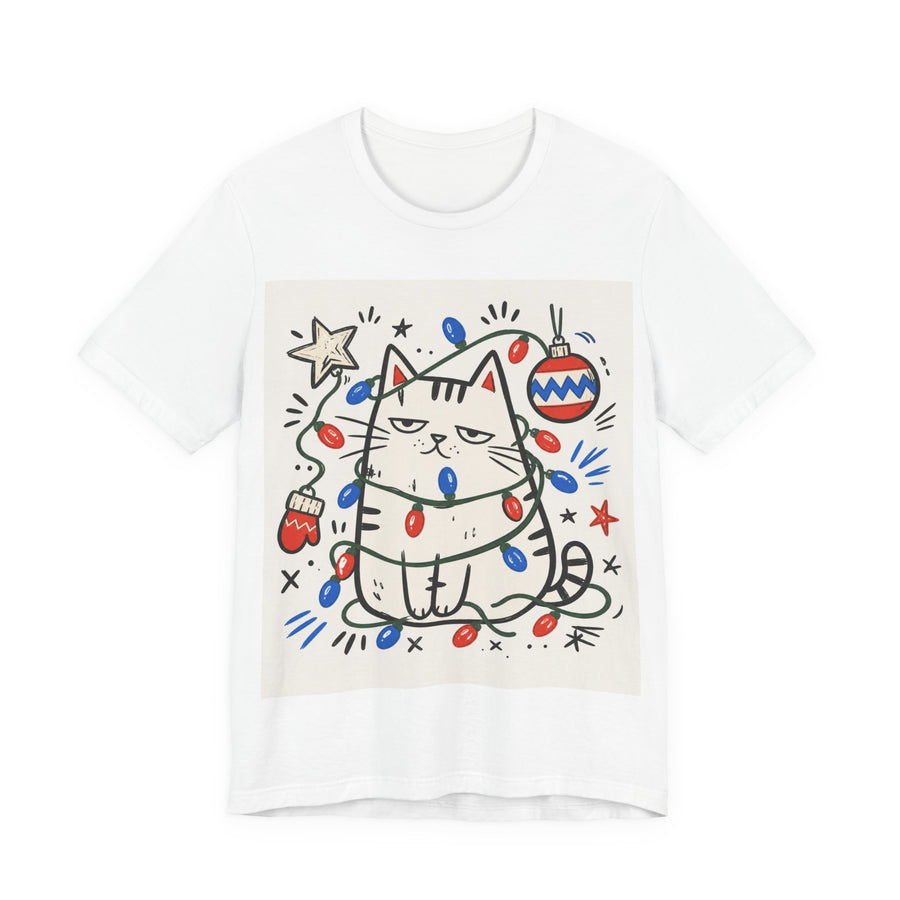 Mabu 90s Christmas Nostalgia Cat Tee