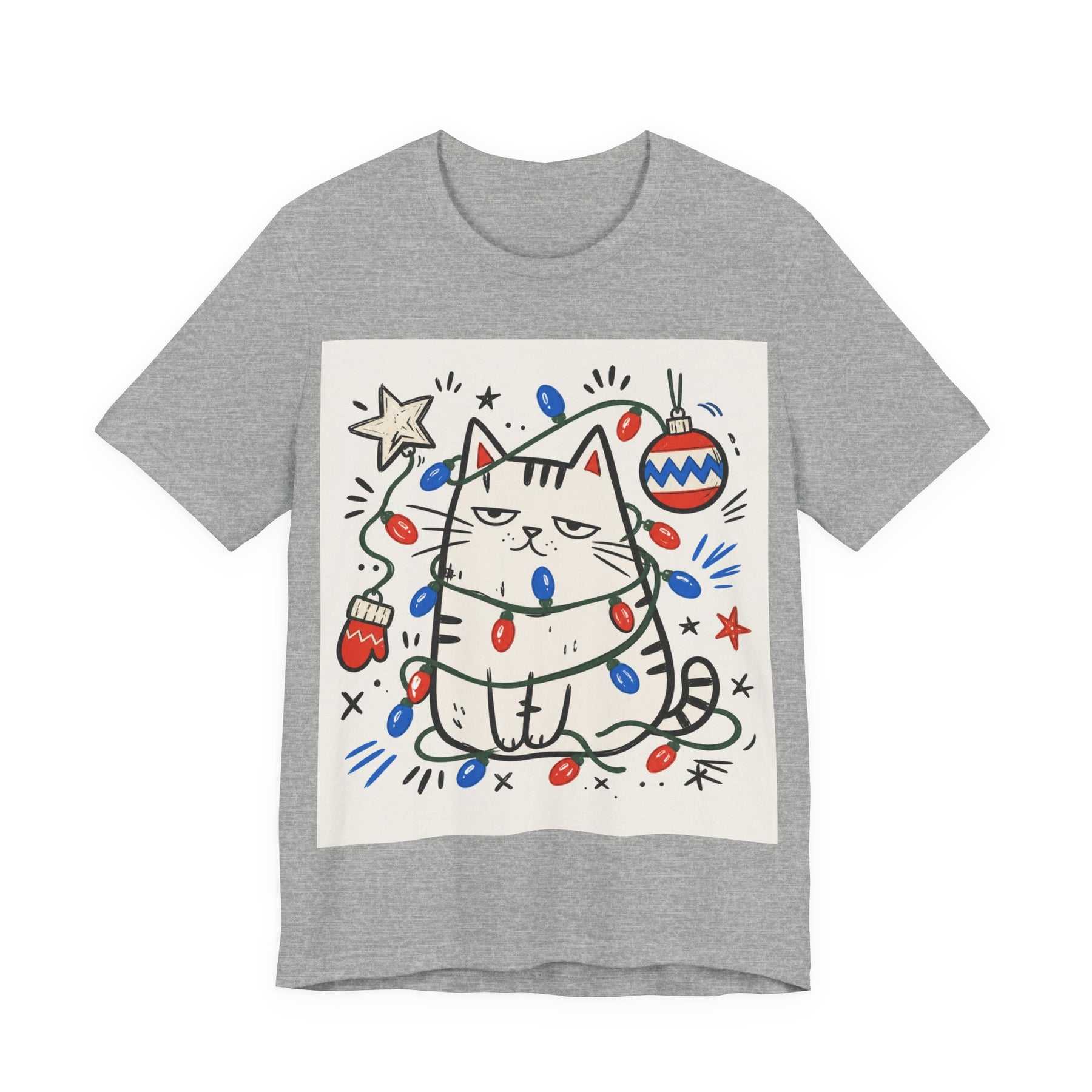 Mabu 90s Christmas Nostalgia Cat Tee