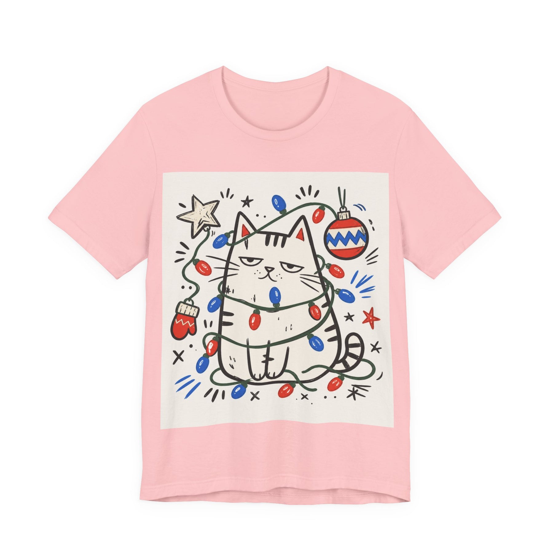Mabu 90s Christmas Nostalgia Cat Tee