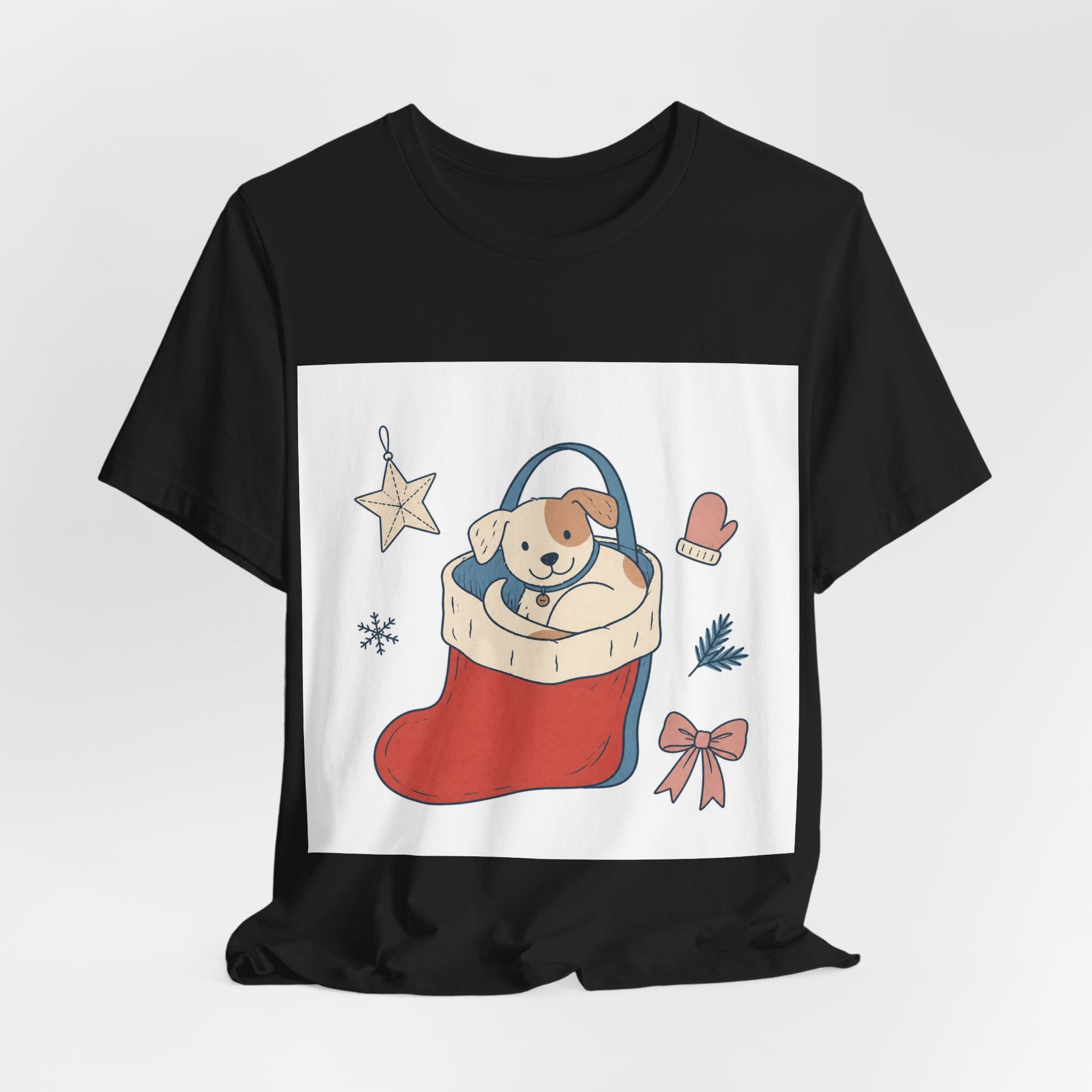 Mabu Pet Christmas Pastel Doodle Tee
