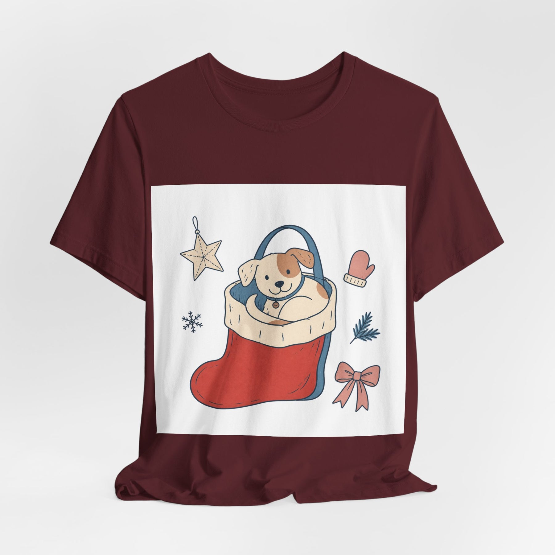 Mabu Pet Christmas Pastel Doodle Tee