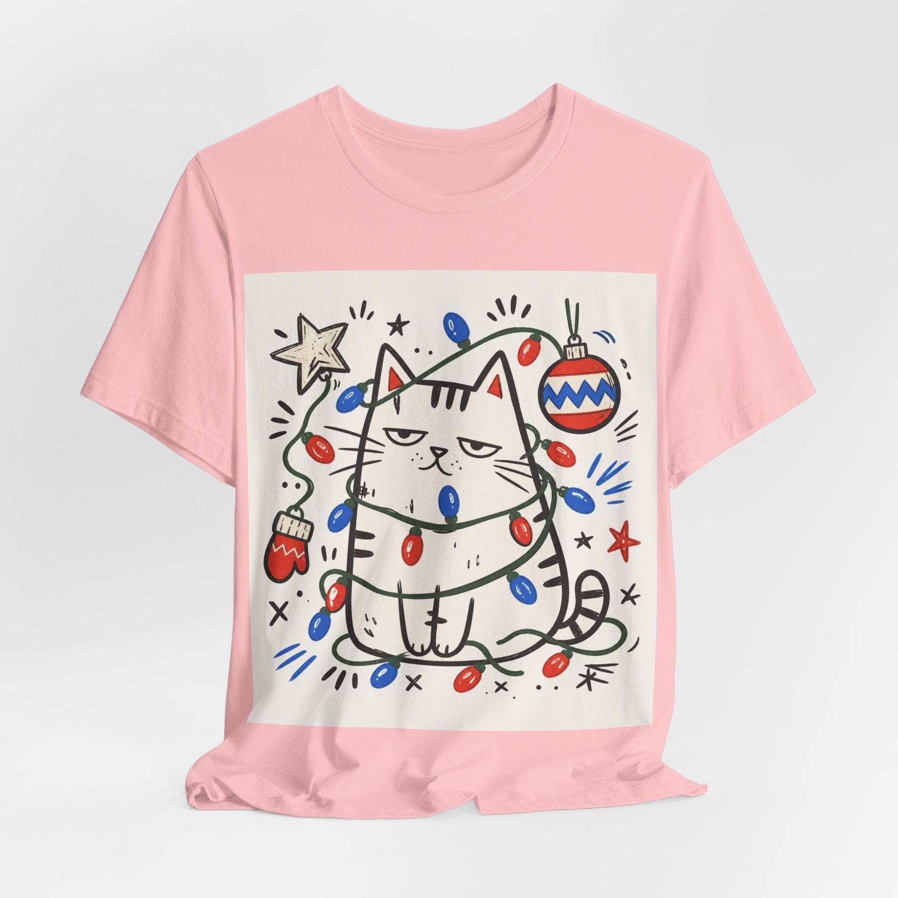 Mabu 90s Christmas Nostalgia Cat Tee
