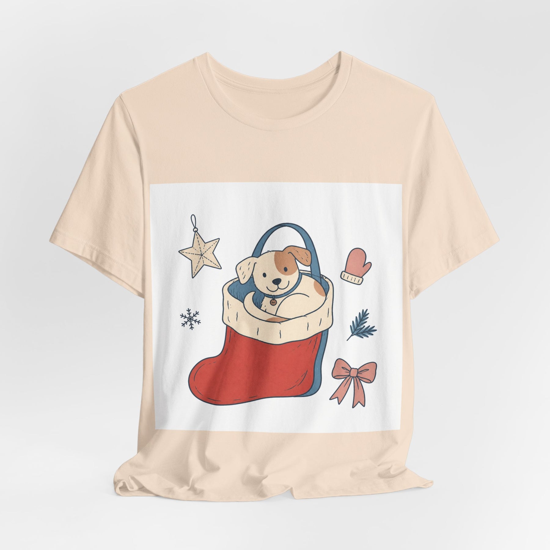 Mabu Pet Christmas Pastel Doodle Tee