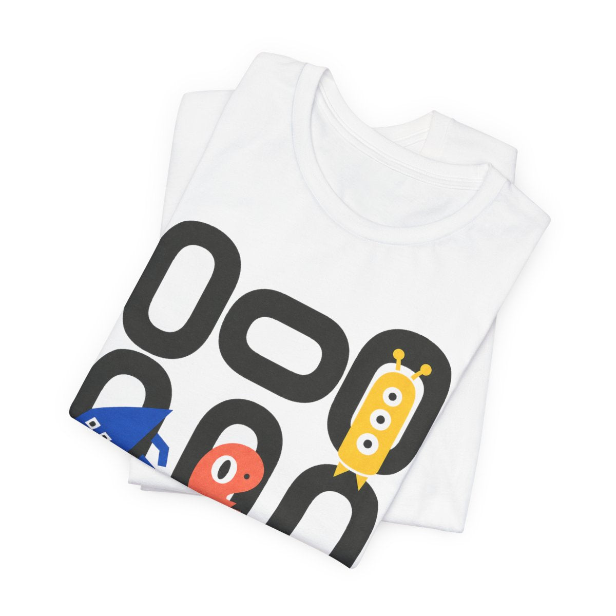 Odd Link Geometric Tee — Printify mockup