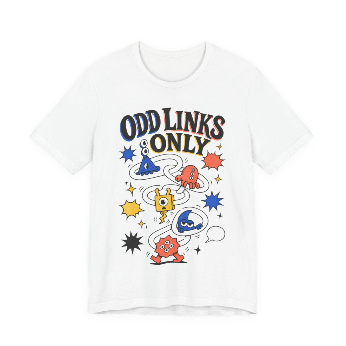 Odd Link Groovy Tee — Printify mockup